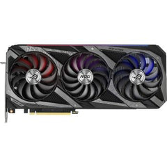 ASUS ROG Strix GeForce RTX 3080 Gaming OC LHR Graphics Card featuring 12GB GDDR6X (384-bit), 1890 MHz boost clock, 8960 CUDA cores, 19 Gbps memory speed, 2.9-slot design, PCIe 4.0 support, and OpenGL 4.6 compatibility.