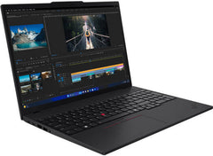 Lenovo ThinkPad T16 Gen 3 Laptop – 16" WUXGA IPS Display, Intel Core Ultra 7 155U Processor, 16GB RAM, 512GB SSD, Intel Integrated Graphics, Backlit English-Arabic Keyboard, Windows 11 Pro, Black | Model: 21MN000DGR