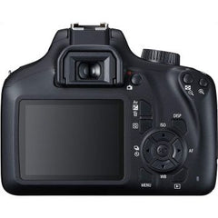 Canon EOS 2000D DSLR camera in black, paired with the EF-S 18–55mm f/3.5–5.6 IS II lens.