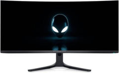 Dell Alienware 34" Curved Gaming Monitor with WQHD QD-OLED screen, 165Hz refresh rate, 0.1ms (GtG) response time, AMD FreeSync Premium Pro, and support for 1.07 billion colors — Black.