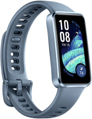 HUAWEI Band 10 smartwatch with 1.47" AMOLED display, 9-axis IMU sensor, emotional wellbeing assistant, advanced sleep analysis, 5 ATM water resistance, aluminum alloy case, fluoroelastomer strap, blue color