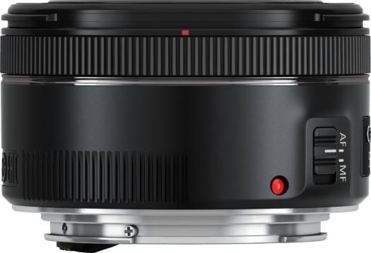 Canon EF 50mm f/1.8 STM prime lens for cameras.