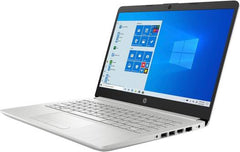 HP 14-dk1010ca Laptop, 14" HD SVA BrightView Screen, AMD Athlon Silver 3050U Processor, 4GB RAM, 128GB SSD, AMD Radeon Graphics, English Keyboard, Windows 10 in S Mode, Natural Silver.
