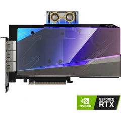 Gigabyte Aorus RTX 3080 Xtreme Waterforce WB-10G — 10GB GDDR6X, 320-bit, 7680×4320 resolution @60Hz, water block cooling.