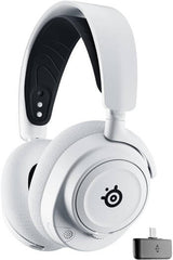 SteelSeries Arctis Nova 7X Wireless Multi-System Gaming and Mobile Headset featuring the Nova Acoustic System, 2.4GHz and Bluetooth connectivity, up to 38 hours of battery life, ClearCast Gen2 microphone.