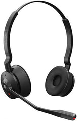 Jabra Engage 55 MS Stereo USB-A Headset, Robust & Flexible USB Adapter, Safetone 2.0 Hearing Protection, 150m Wireless Range, Noise Cancelling Mic, MS Teams & Zoom Certification, Black