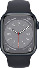 Apple Watch Series 8, GPS 45mm Midnight Aluminum Case with Midnight Sport Band, Regular