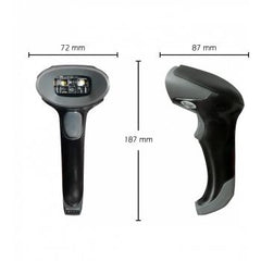 Oscar UniBar II BT Scanner – 3-in-1 Bluetooth 5.0 Wireless Barcode Scanner, supports 1D/2D/QR codes, mobile screen scanning, 100K memory, Android/iOS/macOS/Windows compatible | MBSOSC87900BB