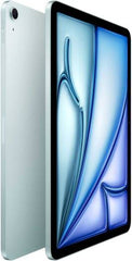Apple iPad Air (2024) – 11" Liquid Retina display, M2 chip with 8-core CPU, 9-core GPU, and 16-core Neural Engine, 8GB RAM, 128GB storage, Wi-Fi only, international version, in Blue.