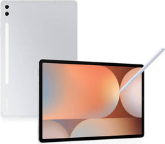 Samsung Galaxy Tab S10 Plus with a 12.4" WQXGA+ Dynamic AMOLED 2X display, octa-core CPU, 12GB RAM, 256GB storage, 10090mAh battery, 5G support, and includes the S Pen. UAE variant in Moonstone Gray.