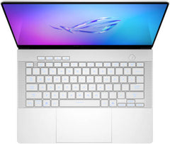 ASUS ROG Zephyrus G16 GU605 Gaming Laptop, 16" 2.5K OLED 240Hz Display, Intel Core Ultra 9 285H, 64GB RAM, 1TB SSD, GeForce RTX 5070 Ti 12GB GPU, English-Arabic Keyboard, Windows 11, Platinum White.