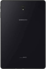 Samsung Galaxy Tab S4 with S Pen – 10.5" Super AMOLED display, Octa-Core 2.3 GHz processor, 4GB RAM, 64GB storage, Wi-Fi and 4G LTE connectivity, 13MP rear and 8MP front cameras, 7300mAh battery, in Black.