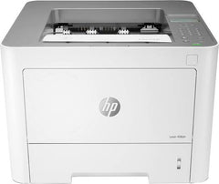 HP 408DN Laserjet Monochrome Printer, 40ppm Print Speed Black, 1500-3500 Pages Monthly Duty Cycle, 1200 DPI, USB 2.0 Port, Built In Gigabit Ethernet, 150 Sheets Output Capacity, White