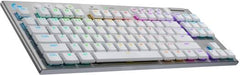 Logitech G915 X LIGHTSPEED TKL Wireless Mechanical Keyboard, Tactile Switches, Double-Shot PBT Keycaps, LIGHTSYNC RGB Backlighting, Tri-Mode Connectivity, English (US) Layout, White