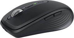 Logitech MX Anywhere 3S Mouse – features Darkfield high-precision tracking, nominal 1000 DPI (up to 8000 DPI), 6 buttons, 500 mAh rechargeable battery, in black.