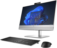 HP EliteOne 840 G9 All-in-One Desktop PC – 23.8" Full HD IPS Display, Intel Core i7-12700 Processor, 16GB RAM, 512GB SSD, Intel UHD Graphics 770, HP 655 Wireless English Keyboard & Mouse, Windows 11, Silver | Model: 5V9K2EA#BH5