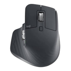 Logitech MX Master 3S Wireless Mouse featuring ultra-fast scroll wheel, 7-button control, 8000 DPI precision, silent clicks, USB-C charging, Bluetooth connectivity, and up to 10m wireless range in Graphite.