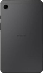 Samsung LTE Galaxy Tab A9 with an 8.7" WXGA+ 60Hz TFT display, Mediatek Helio G99 chipset, Mali-G57 MC2 GPU, 8GB RAM, 128GB storage, Android 13, and a 5100mAh battery. UAE variant in Graphite.