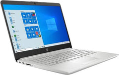 HP 14-dk1010ca Laptop, 14" HD SVA BrightView Screen, AMD Athlon Silver 3050U Processor, 4GB RAM, 128GB SSD, AMD Radeon Graphics, English Keyboard, Windows 10 in S Mode, Natural Silver.