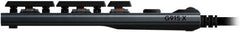 Logitech G915 X Wired Mechanical Gaming Keyboard, Tactile Switches, Double-Shot PBT Keycaps, LIGHTSYNC RGB Lighting, Wired Connection, US English Layout, Black