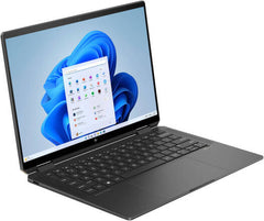 HP Spectre x360 2-in-1 Laptop, 14" 3K OLED Touchscreen Display, Intel Core Ultra 7 155H, 16GB RAM, 512GB SSD, Intel Arc Graphics, Backlit Keyboard, Windows 11, Black.