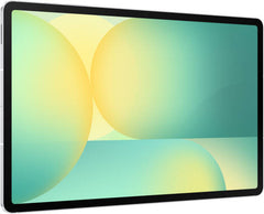Samsung Galaxy Tab S10 FE, 10.9" WUXGA+ TFT display, Exynos 1580 chipset, 8GB RAM, 128GB storage, Xclipse 540 GPU, includes S-Pen, 5G connectivity, 8000mAh battery, in Silver.