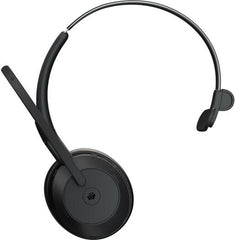 Jabra Evolve2 55 Link380a USB-A Mono Wireless Headset with 28 mm drivers, active noise cancellation, built-in microphone, up to 18 hours of battery life, Bluetooth and USB-A connectivity, finished in black.