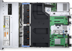 Dell PowerEdge R750xs 2U rack server with Intel Xeon Silver 4310 (2.1GHz), 32GB RDIMM RAM, 4×480GB SATA SSDs, 2×2TB 7.2K SATA HDDs, NVIDIA RTX A2000 Ada 16GB GPU, PERC H755 controller, and 800W power supply.