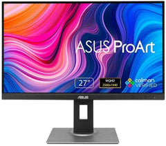 ASUS ProArt PA278QV 27" WQHD (2560 × 1440) Professional Monitor – 100% sRGB and Rec.709 color gamut, IPS panel, 75Hz refresh rate, DisplayPort, Mini DisplayPort, HDMI, and DVI-D connectivity, Calman Verified, with Eye Care and anti-glare technology.