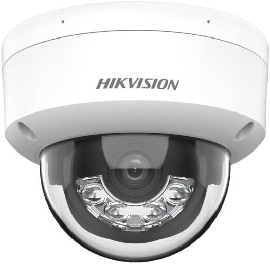 Hikvision 4MP Varifocal Dome Network Camera with a 1/2.9" progressive scan CMOS sensor, 2.7–13.5mm varifocal lens, F1.6 maximum aperture, and 850 nm IR illumination, in white.