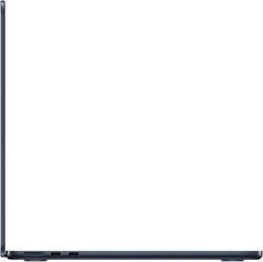 Apple MacBook Air (2025), 13.6" Liquid Retina Display, Apple M4 Chip with 10-core CPU, 8-core GPU, 16-core Neural Engine, 16GB RAM, 256GB SSD, English Keyboard, Midnight (Model: MW123)