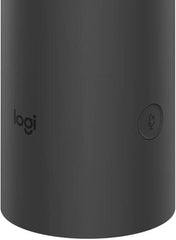 Logitech Sight tabletop conferencing camera with intelligent multi-participant framing, dual-lens video capture, seven beamforming microphones, powered by Logitech Collab OS, finished in graphite.