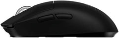 Logitech G Pro X Superlight Wireless Mouse – 2.4 GHz wireless connection, HERO optical sensor with 25,600 DPI, 40 G acceleration, up to 70 hours of battery life, 5 programmable buttons, compatible with Windows and Mac, in black.