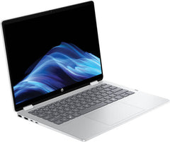 HP OmniBook 5 Flip 14-fp0013dx Laptop, 14" 2K IPS Touchscreen Display, Intel Core 5 120U Processor, 8GB RAM, 512GB SSD, Intel Graphics, English Keyboard, Windows 11 Home, Glacier Silver.