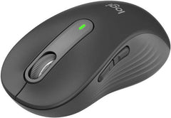Logitech Signature M650 L Wireless Mouse – features dual wireless and Bluetooth connectivity, 2000 DPI sensor, 5 buttons including programmable side buttons, Smart-Wheel scrolling, SilentTouch technology, in black