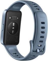 HUAWEI Band 10 smartwatch with 1.47" AMOLED display, 9-axis IMU sensor, emotional wellbeing assistant, advanced sleep analysis, 5 ATM water resistance, aluminum alloy case, fluoroelastomer strap, blue color