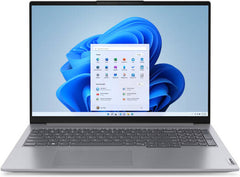 Lenovo ThinkBook 16 Gen 6 Laptop – 16" WUXGA Display, Intel Core i7-13700H Processor, 16GB RAM (2x8GB), 512GB SSD, Intel Iris Xe Graphics, English Keyboard, FreeDOS, Arctic Grey | Model: 21KH00E8AK