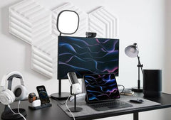 Elgato Facecam MK.2 – 1080p60 HDR webcam featuring a Sony STARVIS CMOS 1/2.5" sensor, fixed focus, 84° field of view, uncompressed low-latency video via USB-C connection, ideal for streaming and video meetings.