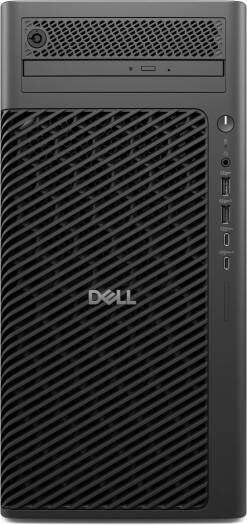 Dell Pro Max Tower T2 Workstation Desktop PC with Intel Core Ultra 9 285K processor, 64GB RAM, 1TB SSD + 2TB HDD storage, NVIDIA T1000 8GB GPU, running Ubuntu 24.04 LTS, Black.
