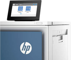 HP Color LaserJet Enterprise 5700dn – Printer with up to 45 ppm print speed, 1200 x 1200 dpi resolution, 4.3" color display, 250-sheet output bin, ADF printing, and USB, Ethernet, & Wi-Fi connectivity.