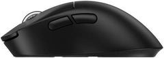 Logitech PRO X Superlight 2 DEX LIGHTSPEED Wireless Gaming Mouse featuring HERO 2 sensor with up to 44,000 DPI, 8 kHz polling, ultra-responsive optical precision, and up to 95-hour battery life — Black.