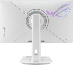 ASUS ROG Strix XG27UCG-W Gaming Monitor with 27" Fast IPS 4K UHD display, 160Hz refresh rate, 1ms (GtG) response time, NVIDIA G-SYNC support, and Gaming AI features — White.
