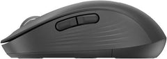 Logitech Signature M650 L Wireless Mouse – features dual wireless and Bluetooth connectivity, 2000 DPI sensor, 5 buttons including programmable side buttons, Smart-Wheel scrolling, SilentTouch technology, in black