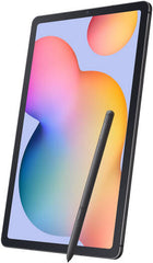 Samsung Galaxy Tab S6 Lite (2022) with S Pen — 10.4" WUXGA+ display, octa-core 2.3GHz processor, 4GB RAM, 128GB storage, Wi-Fi connectivity, 8MP rear / 5MP front camera, 7040mAh battery, UAE variant, in Oxford Gray.