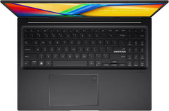 ASUS Vivobook 16X K3605VU Laptop, 16" WUXGA 144Hz IPS Display, Intel Core i9-13900H Processor, 16GB RAM, 512GB SSD, NVIDIA GeForce RTX 4050 6GB GPU, English–Arabic Keyboard, Windows 11, Indie Black.