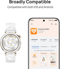 HUAWEI Watch GT 5 Pro, 46mm smartwatch with 1.43" AMOLED 326 PPI display, 14-day battery life, pro-level sports features, health tracking, Bluetooth 5.2, compatible with iOS and Android, titanium finish