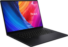 ASUS ProArt P16 H7606WI laptop – 16" 4K OLED touchscreen display (60Hz), powered by AMD Ryzen AI 9 HX 370 processor, 64GB RAM, 2TB SSD, NVIDIA GeForce RTX 4070 8GB graphics, English-Arabic keyboard, Windows 11, Nano Black | Model: 90NB1421-M009K0