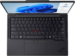 Lenovo ThinkPad T14 Gen 5 Laptop – 14" WUXGA IPS Display (60Hz), Intel Core Ultra 7 155U Processor, 16GB RAM, 512GB SSD, Integrated Intel Graphics, Backlit English-Arabic Keyboard, FreeDOS, Black | Model: 21MMS7UN00