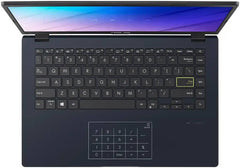 ASUS E410 14" FHD Laptop – Intel Celeron N4500 Processor, 4GB RAM, 64GB SSD, UMA Graphics, English Keyboard, Windows 11 Home (S Mode), Star Black | Model: E410KA-CL464