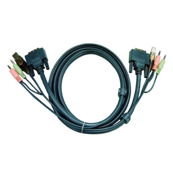Aten 2L-7D03U DVI USB KVM Cable 3m